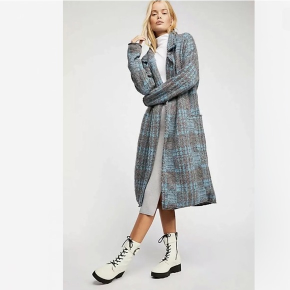Free People Chesterfield Sweater Coat XS - Picture 1 of 16